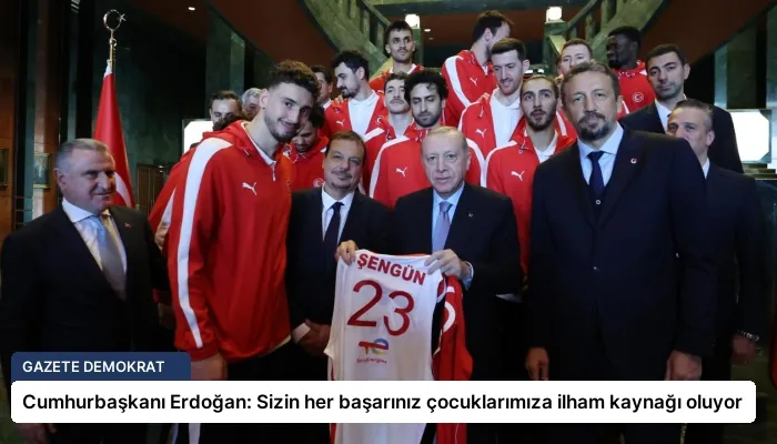 Cumhurbaşkanı Erdoğan: Sizin her başarınız çocuklarımıza ilham kaynağı oluyor