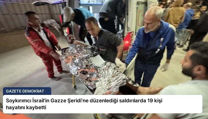 Soykırımcı İsrail’in Gazze Şeridi’ne düzenlediği saldırılarda 19 kişi hayatını kaybetti