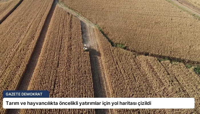 Tarım ve hayvancılıkta öncelikli yatırımlar için yol haritası çizildi