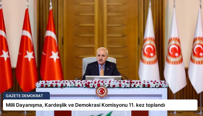 Milli Dayanışma, Kardeşlik ve Demokrasi Komisyonu 11. kez toplandı