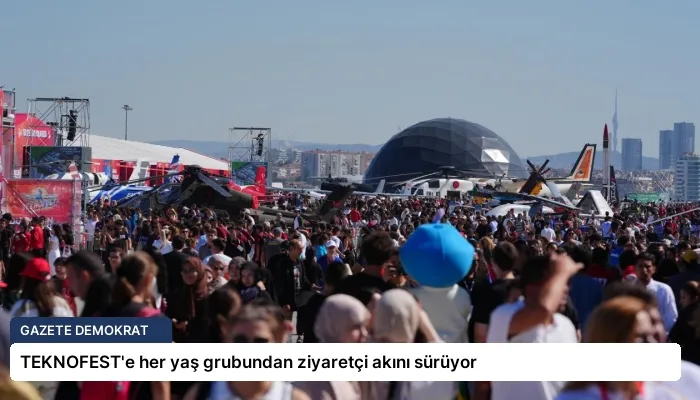 TEKNOFEST’e her yaş grubundan ziyaretçi akını sürüyor