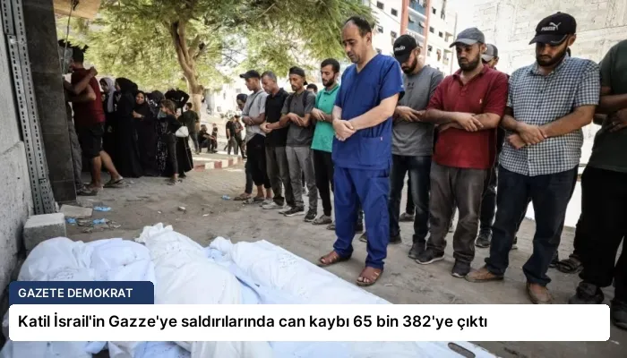 Katil İsrail’in Gazze’ye saldırılarında can kaybı 65 bin 382’ye çıktı