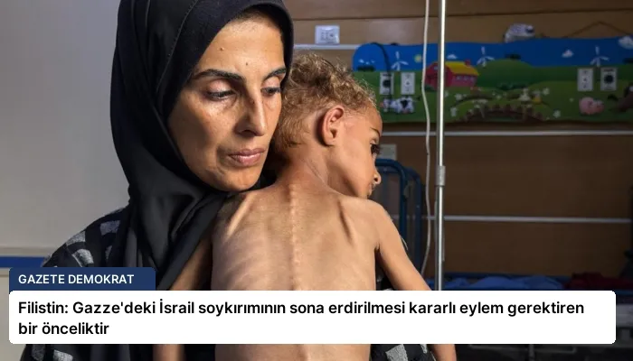 Filistin: Gazze’deki İsrail soykırımının sona erdirilmesi kararlı eylem gerektiren bir önceliktir