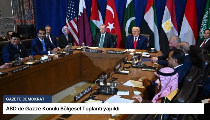 ABD’de Gazze Konulu Bölgesel Toplantı yapıldı