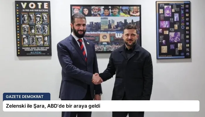 Zelenski ile Şara, ABD’de bir araya geldi