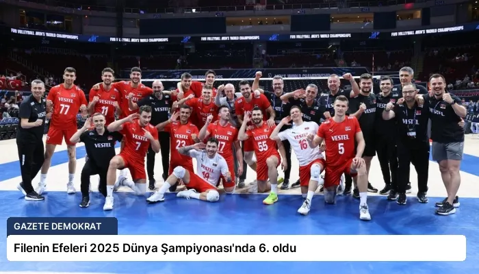 Filenin Efeleri 2025 Dünya Şampiyonası’nda 6. oldu