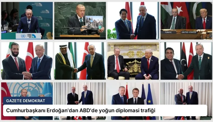 Cumhurbaşkanı Erdoğan’dan ABD’de yoğun diplomasi trafiği