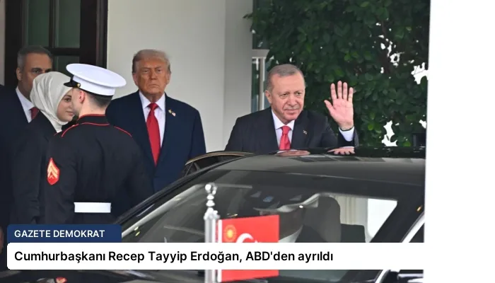 Cumhurbaşkanı Recep Tayyip Erdoğan, ABD’den ayrıldı
