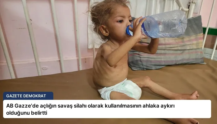 AB Gazze’de açlığın savaş silahı olarak kullanılmasının ahlaka aykırı olduğunu belirtti