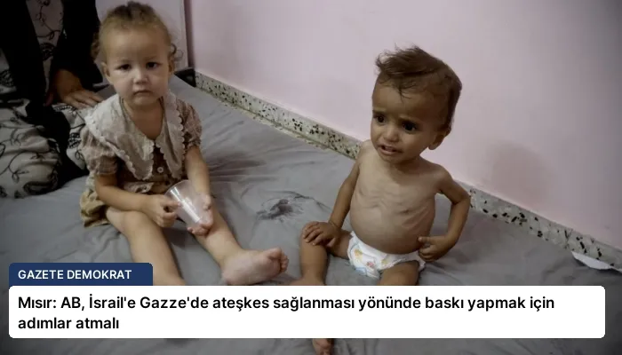 Mısır: AB, İsrail’e Gazze’de ateşkes sağlanması yönünde baskı yapmak için adımlar atmalı