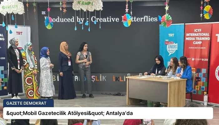 "Mobil Gazetecilik Atölyesi" Antalya’da
