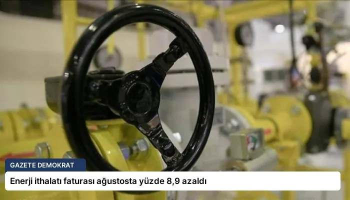 Enerji ithalatı faturası ağustosta yüzde 8,9 azaldı