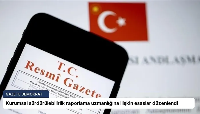 Kurumsal sürdürülebilirlik raporlama uzmanlığına ilişkin esaslar düzenlendi