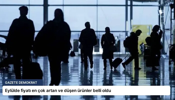 Eylülde fiyatı en çok artan ve düşen ürünler belli oldu
