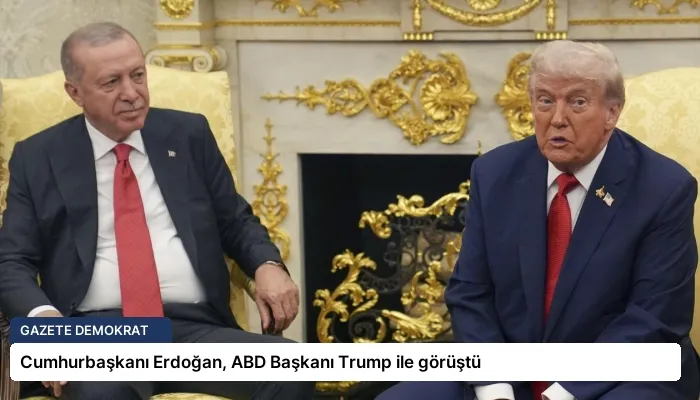 Cumhurbaşkanı Erdoğan, ABD Başkanı Trump ile görüştü