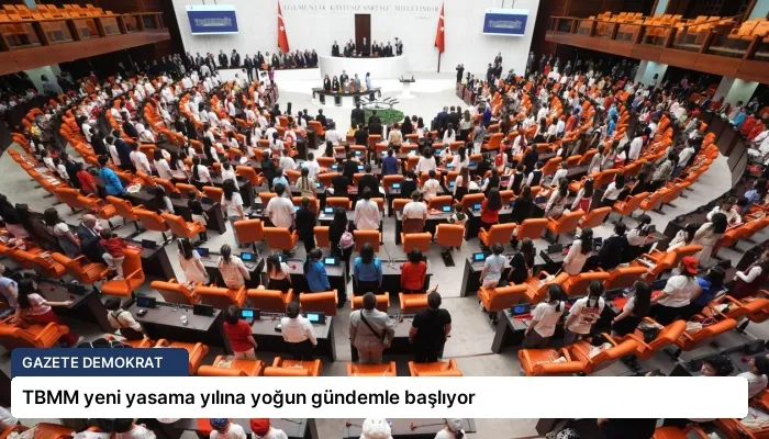 TBMM yeni yasama yılına yoğun gündemle başlıyor