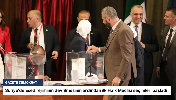 Suriye’de Esed rejiminin devrilmesinin ardından ilk Halk Meclisi seçimleri başladı