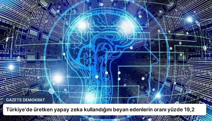 Türkiye’de üretken yapay zeka kullandığını beyan edenlerin oranı yüzde 19,2