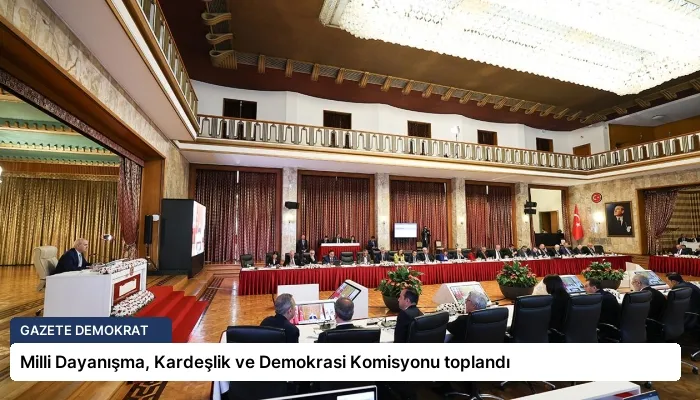 Milli Dayanışma, Kardeşlik ve Demokrasi Komisyonu toplandı