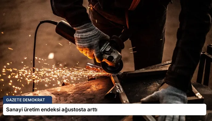 Sanayi üretim endeksi ağustosta arttı