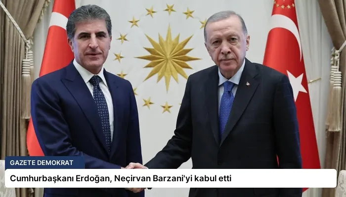 Cumhurbaşkanı Erdoğan, Neçirvan Barzani’yi kabul etti