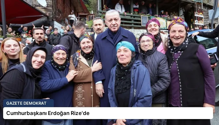 Cumhurbaşkanı Erdoğan Rize’de