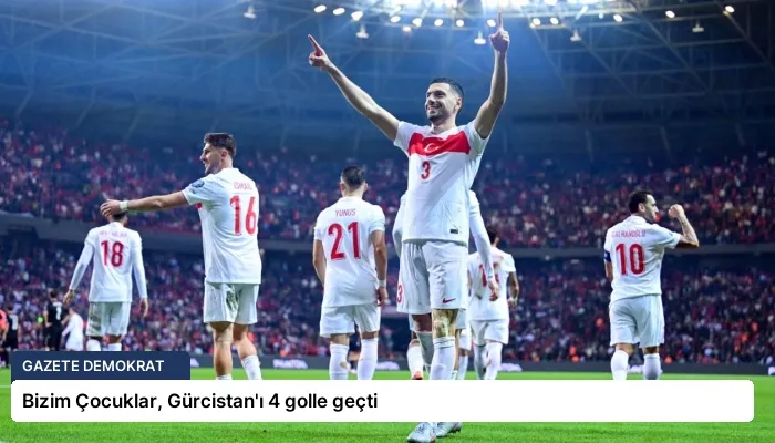 Bizim Çocuklar, Gürcistan’ı 4 golle geçti