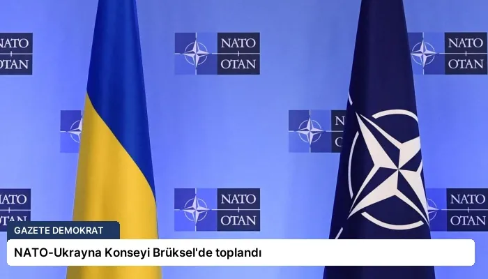 NATO-Ukrayna Konseyi Brüksel’de toplandı