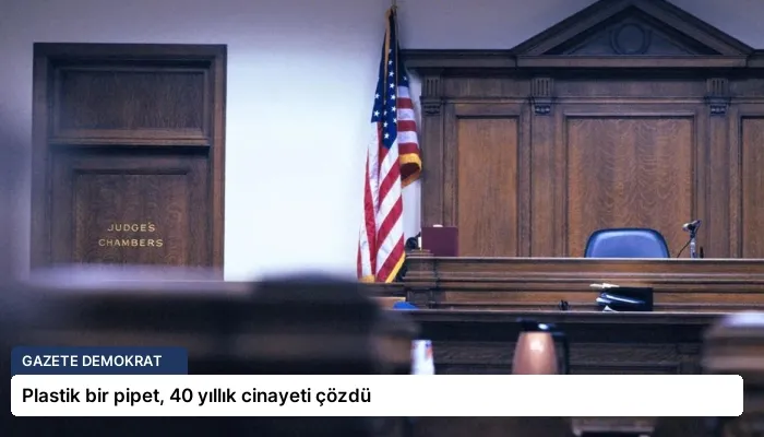 Plastik bir pipet, 40 yıllık cinayeti çözdü