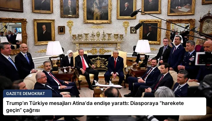 Trump’ın Türkiye mesajları Atina’da endişe yarattı: Diasporaya “harekete geçin” çağrısı