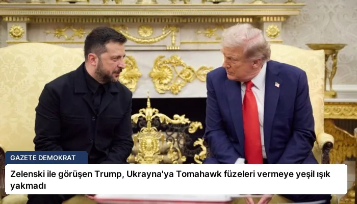 Zelenski ile görüşen Trump, Ukrayna’ya Tomahawk füzeleri vermeye yeşil ışık yakmadı