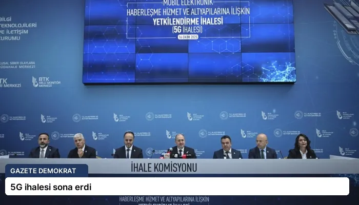 5G ihalesi sona erdi