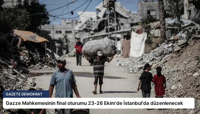 Gazze Mahkemesinin final oturumu 23-26 Ekim’de İstanbul’da düzenlenecek