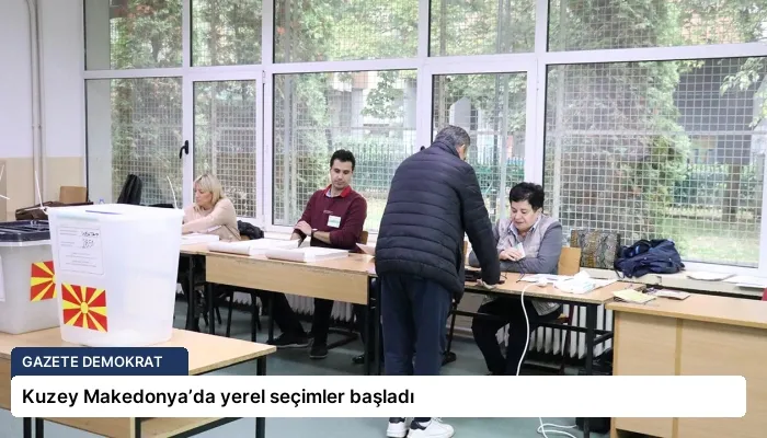 Kuzey Makedonya’da yerel seçimler başladı