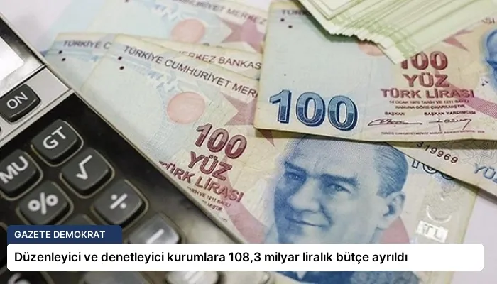 Düzenleyici ve denetleyici kurumlara 108,3 milyar liralık bütçe ayrıldı