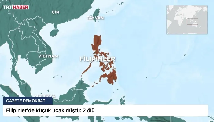 Filipinler’de küçük uçak düştü: 2 ölü