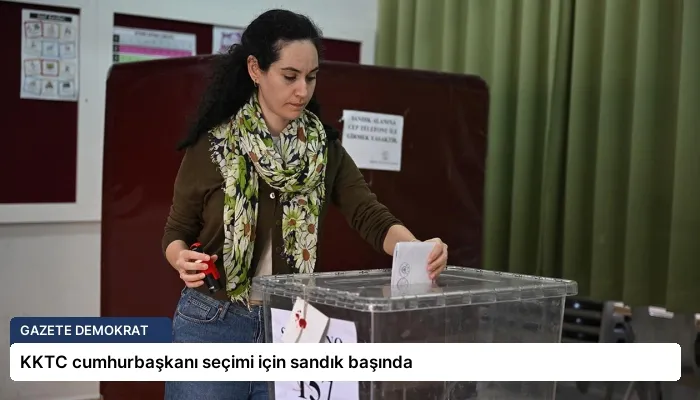 KKTC cumhurbaşkanı seçimi için sandık başında