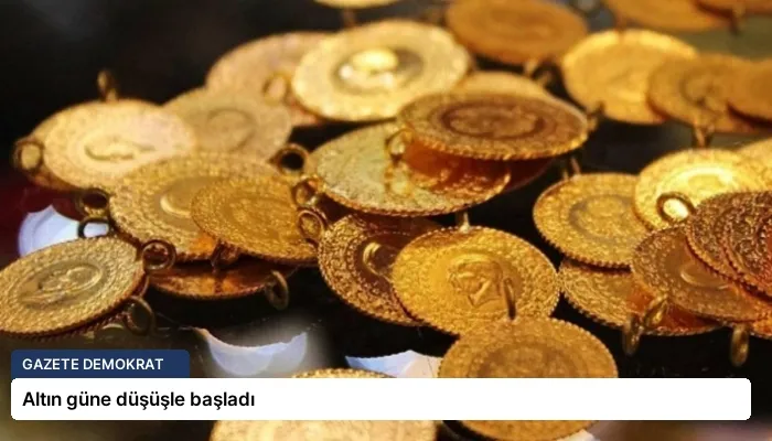Altın güne düşüşle başladı