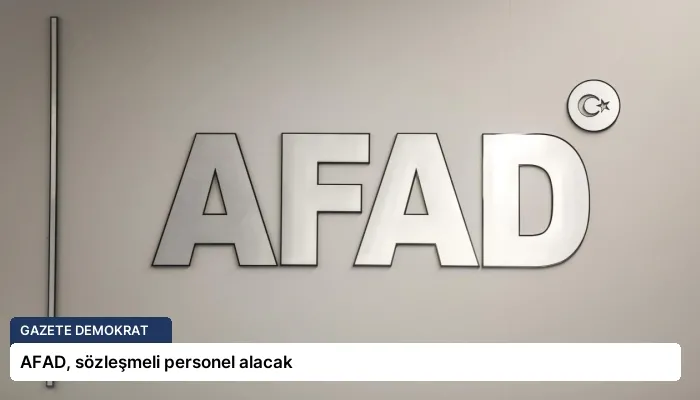 AFAD, sözleşmeli personel alacak