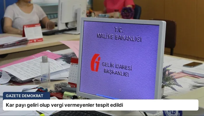 Kar payı geliri olup vergi vermeyenler tespit edildi