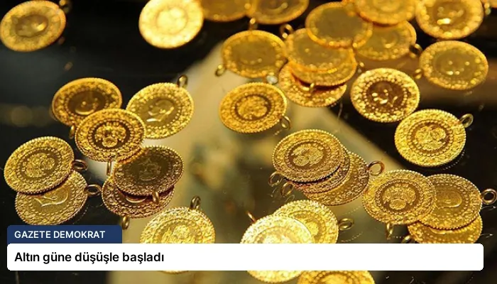 Altın güne düşüşle başladı