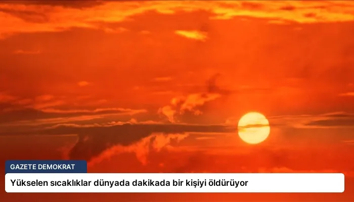Yükselen sıcaklıklar dünyada dakikada bir kişiyi öldürüyor