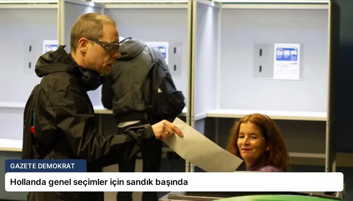 Hollanda genel seçimler için sandık başında