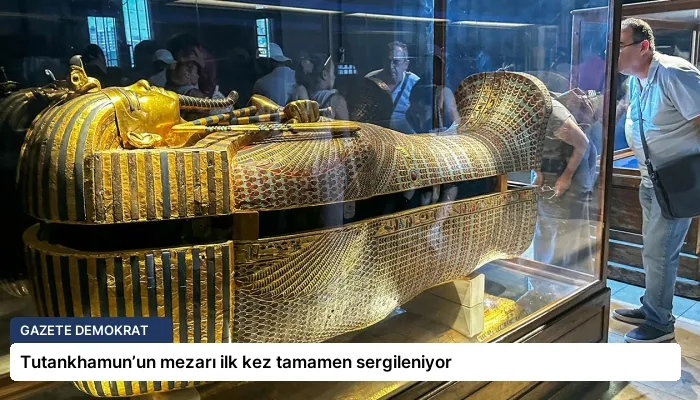 Tutankhamun’un mezarı ilk kez tamamen sergileniyor