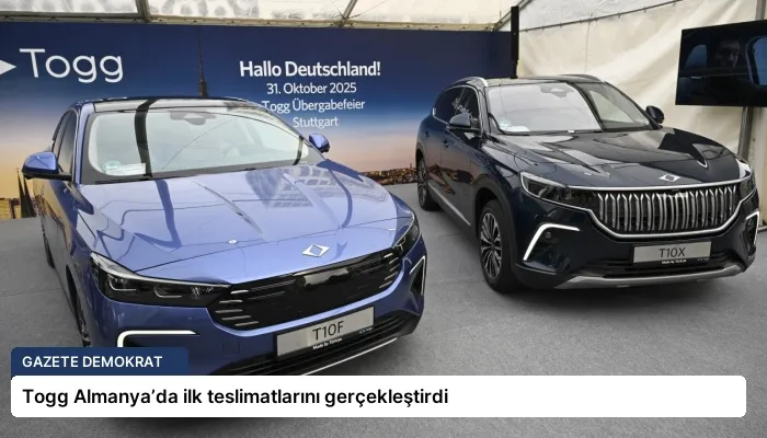 Togg Almanya’da ilk teslimatlarını gerçekleştirdi
