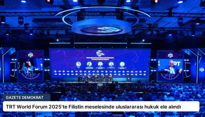 TRT World Forum 2025’te Filistin meselesinde uluslararası hukuk ele alındı