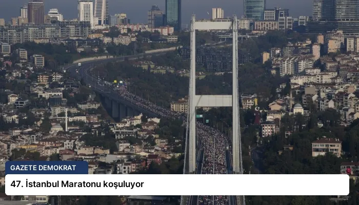 47. İstanbul Maratonu koşuluyor
