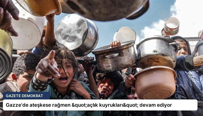 Gazze’de ateşkese rağmen "açlık kuyrukları" devam ediyor