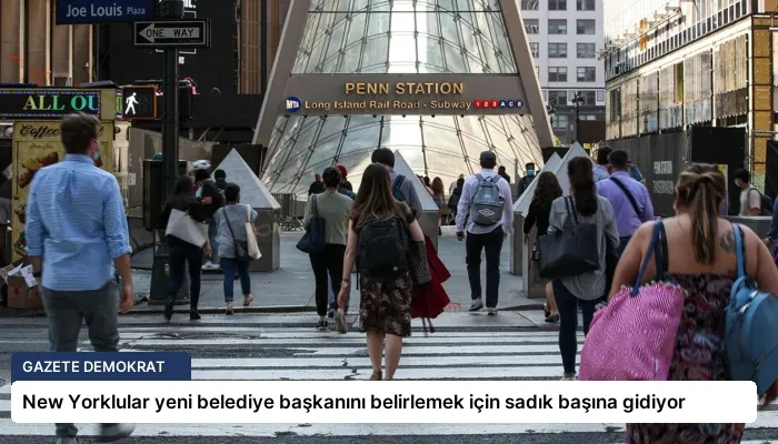 New Yorklular yeni belediye başkanını belirlemek için sadık başına gidiyor