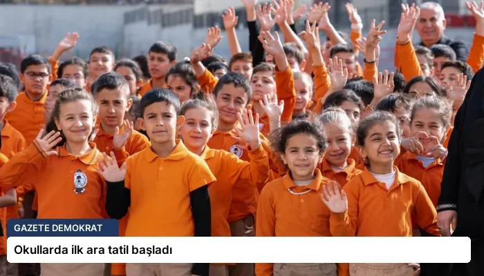 Okullarda ilk ara tatil başladı
